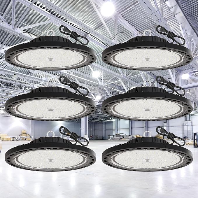 6 Pack UFO LED High Bay Light 200W, 29000 LM, 5000K - Image 2