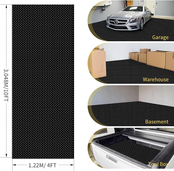 Premium Garage Floor Mat, Commercial Grade Heavy Duty Parking Mat - Image 4