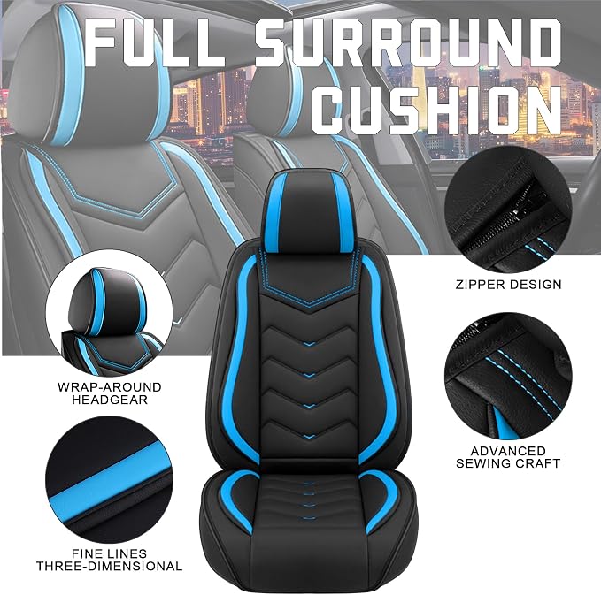 Car Seat Covers for Chrysler Pacifica 2004-2025, Stylish Sport Seat Cover - Image 2