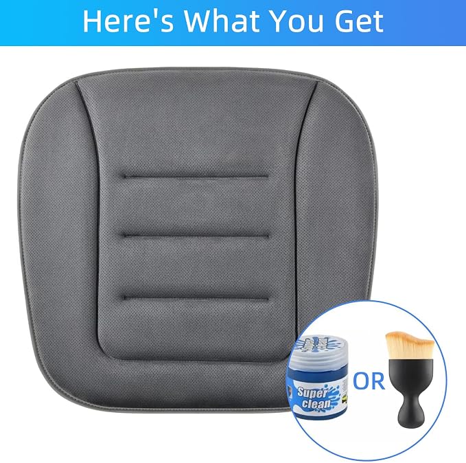 KAYI Car Seat Cushion, Memory Foam Car Seat Cushion, Anti Slip Rubber Bottom - Image 5