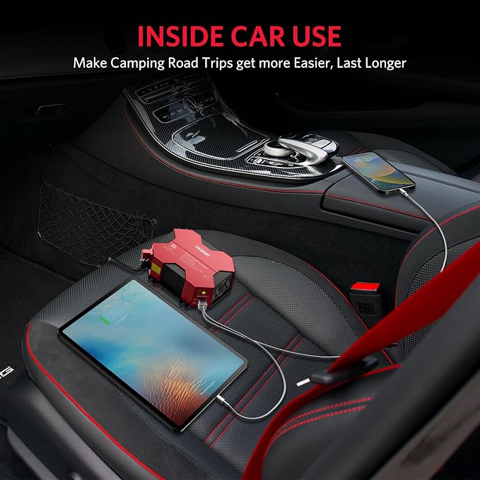 500 Watt Car Power Inverter DC 12V to AC 110V Car Plug Inverter Adapter Power - Image 8