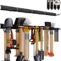 Garage Tool Organizer Wall Mounted, 64 Inches Adjustable Garden Tool Organizer by Gatsowm