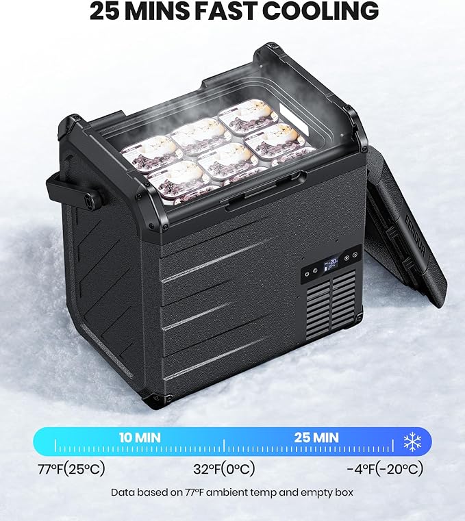 EENOUR D18 12 Volt Car Refrigerator, Portable Freezer 19Qt/18L, Compressor - Image 4