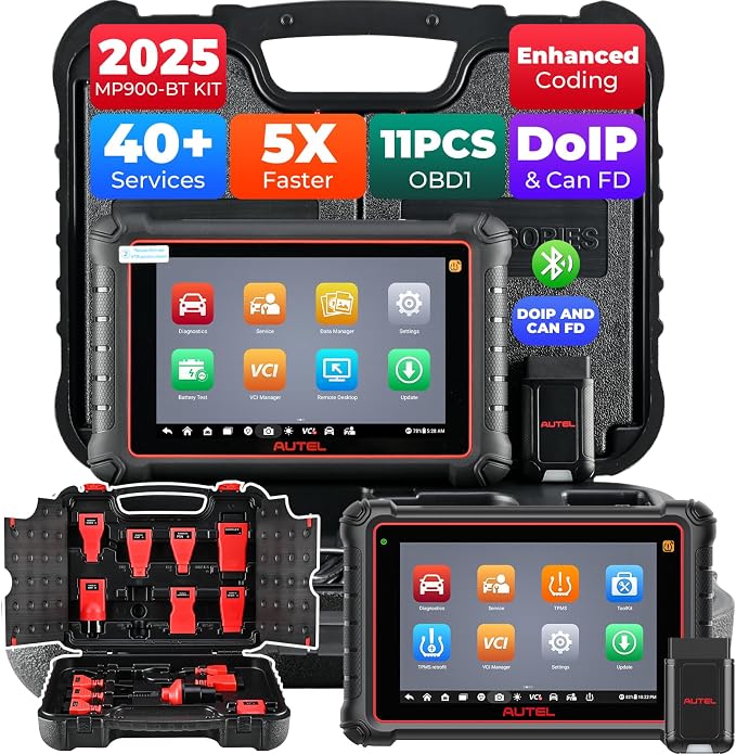 Autel MaxiPRO MP900-BT KIT Scanner: 2025 Level-up of MP900Z-BT, MP808BT Pro by Autel