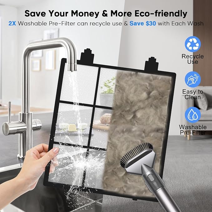 Smart Air Purifiers for Home Large Room, H14 Air Purifier - Image 4