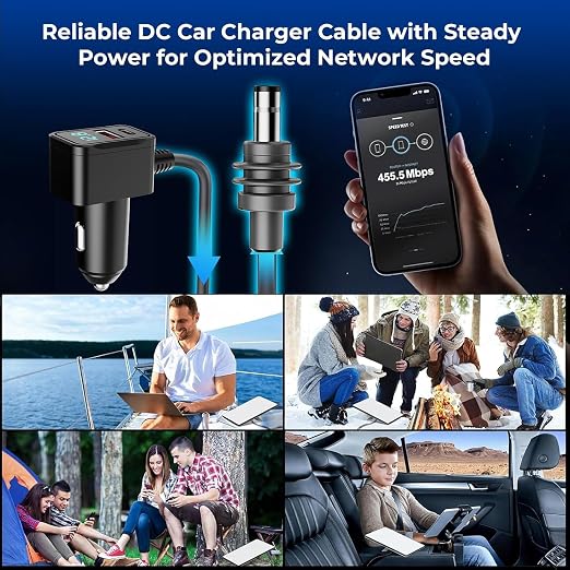 3 in 1 Starlink Mini Cable 10FT, Nolansend Starlink Mini Car Charger DC Power - Image 5