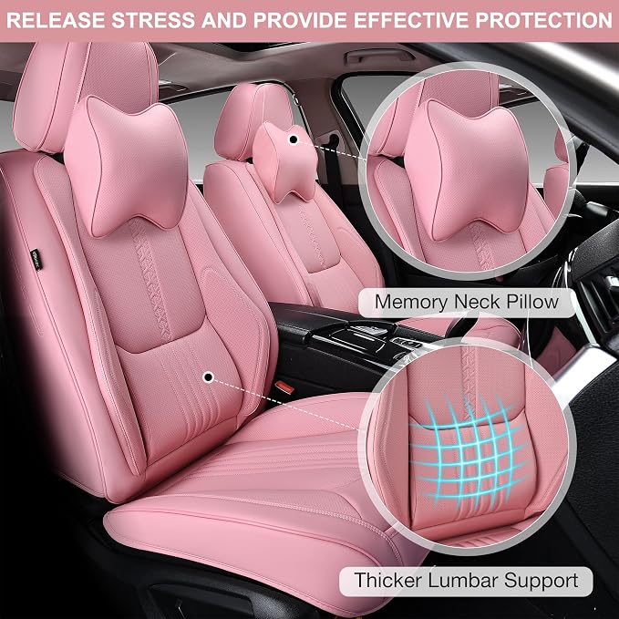 Car Seat Covers Full Set, Front and Rear Seat Covers - Image 3