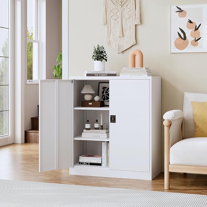 Metal Storage Cabinet, Lockable Storage Cabinet - Image 7