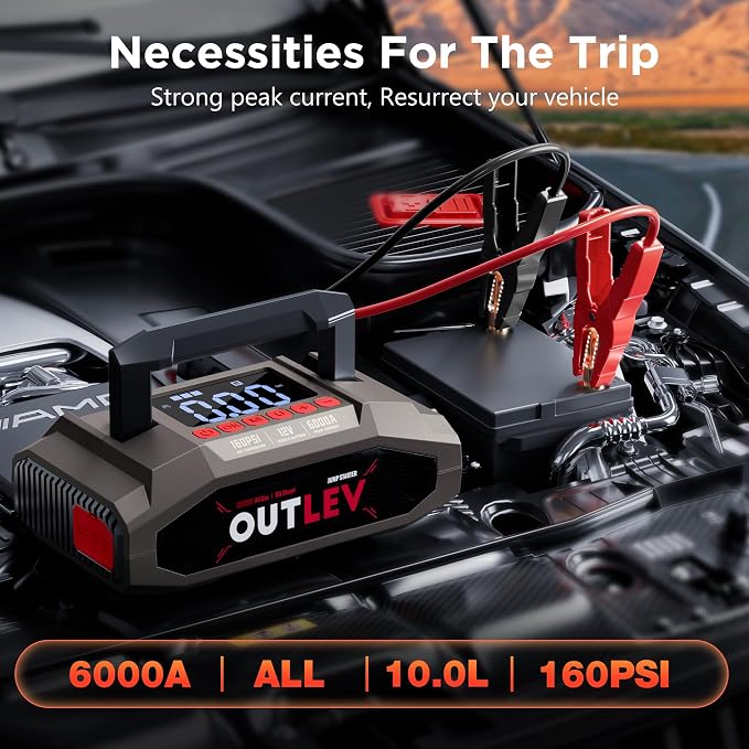 Jump Starter with Air Compressor - Image 2