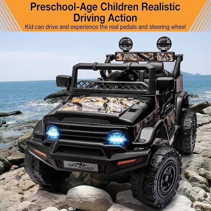 Garvee 12V Kids Ride On Truck Car - Image 4