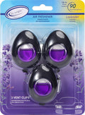Air Jungles Car Air Freshener Vent Clip 3 Count, Lavender Scent, 4 ml Each by AirJungles