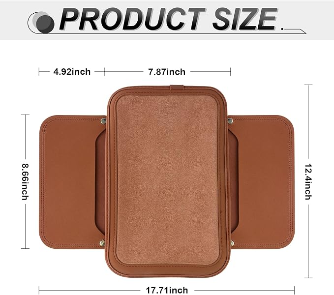 SINGARO Car Leather Center Console Cover - Image 2