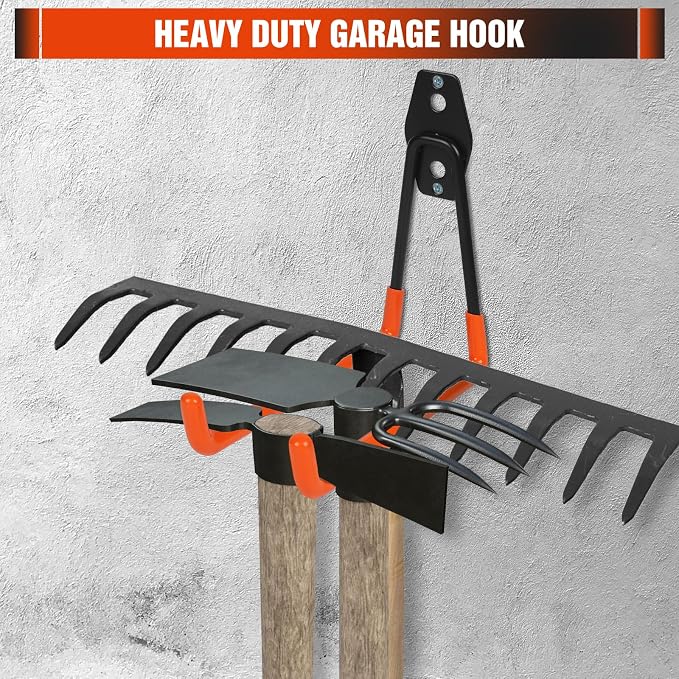 Garage Hooks Ladder Hooks for Hanging Heavy Duty Garage Organizer Wall Mount - Image 2