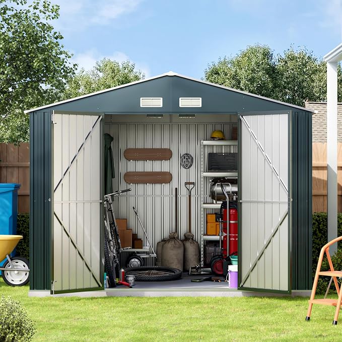 10X10FT Outdoor Steel Storage Shed - Image 4