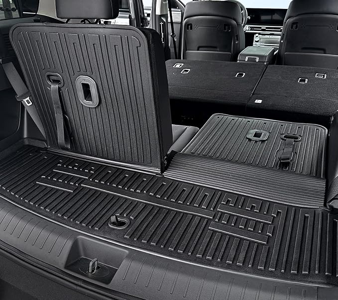 Floor Mats for 2024 2025 2026 Hyundai Santa Fe 6-Seat/7-Seat, All Weather TPE - Image 5
