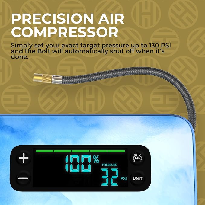 HALO Bolt Ultimate 3 Portable Car Battery Jump Starter | 130 PSI Air Compressor - Image 3