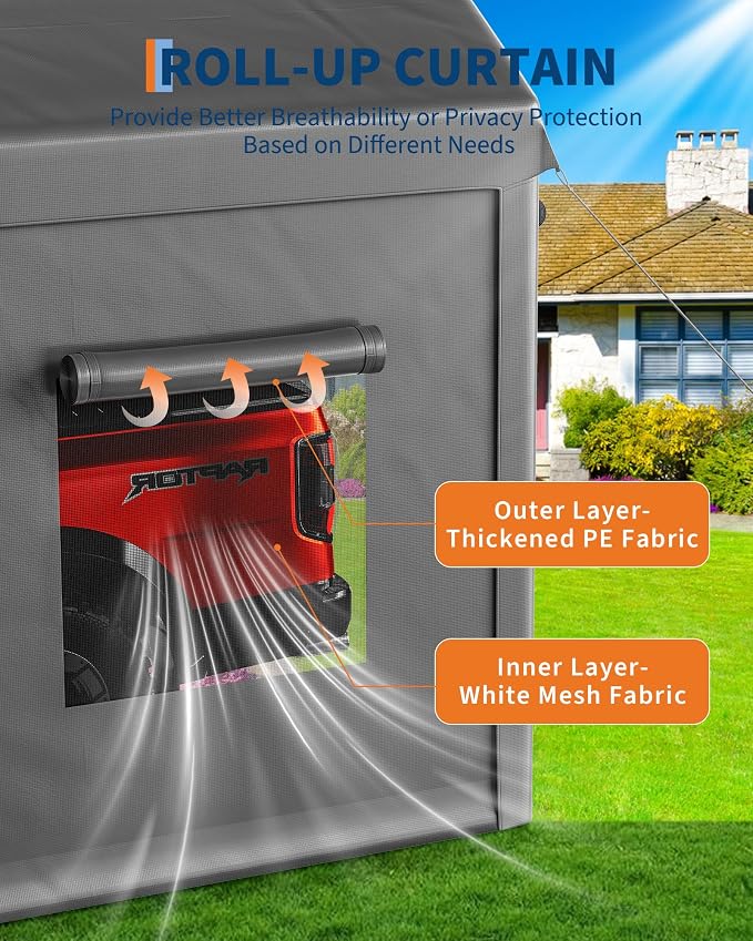 10 x 20FT Heavy Duty Carport - Image 6