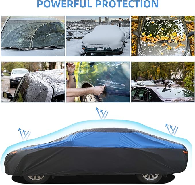 Car Cover Waterproof All Weather, Outdoor Car Cover - Image 5