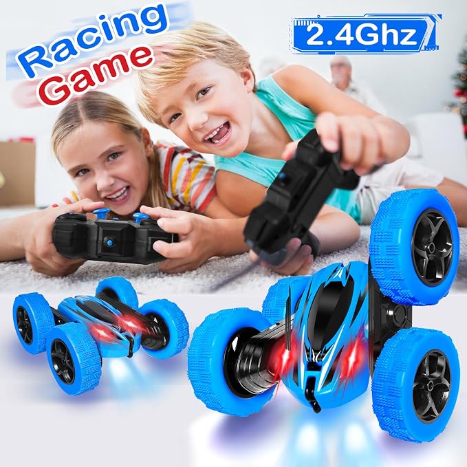 FREE TO FLY Remote Control Car Boys Toys: 360 Flip Rc Cars 2.4Ghz Double-Sided - Image 3