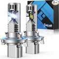 H13/9008 LED Bulb, Ultra Brightness, Real 1:1 Size Canbus Ready Wireless Plug by Fahren