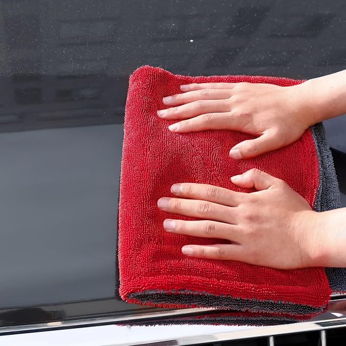 LIVOS Extra Large Car Drying Towel, Twisted Terry Microfiber Towels - Image 5