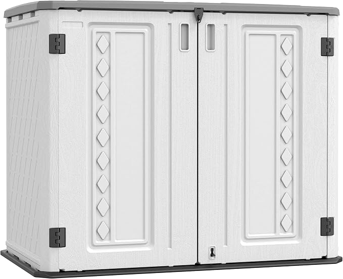 ADDOK Horizontal Storage Shed Outdoor by ADDOK