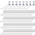 Moxweyeni 100 Pcs Heavy Duty Slatwall Panel Hooks Hanging Metal Slat Wall by Moxweyeni
