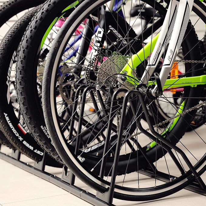 CyclingDeal Bike Rack Floor Parking Bike Stand - Image 7