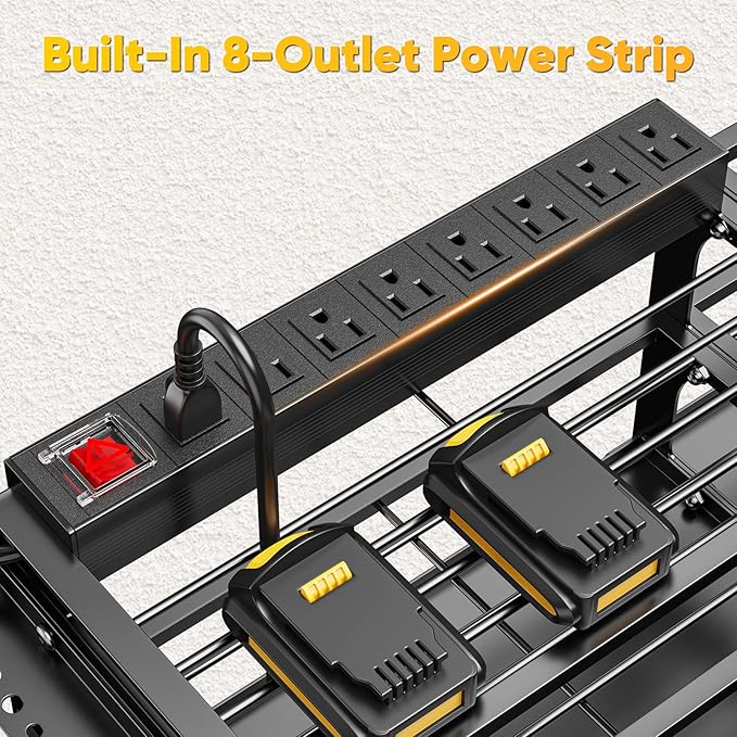 49.5" W Large Power Tool Organizer Wall Mount - Image 3