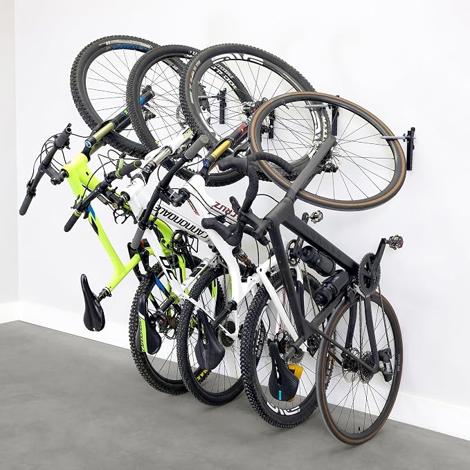 WheelRest Bike Hook, No-Lift Garage Wall Mount, Vertical Bicycle Storage Rack by StoreYourBoard