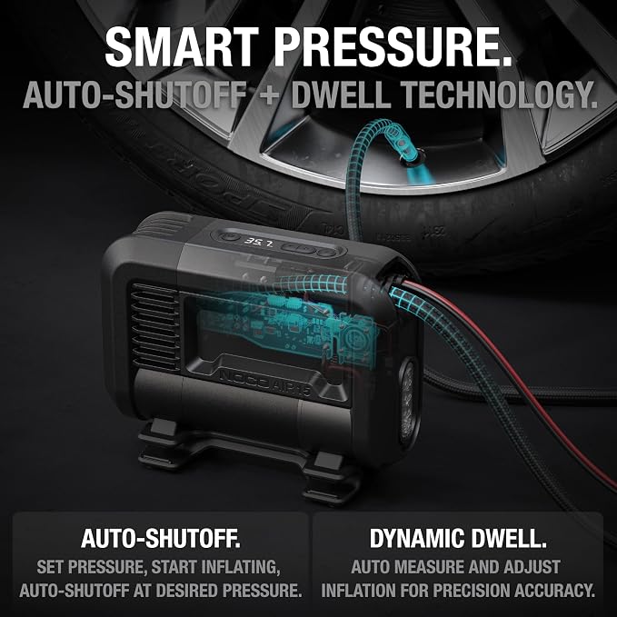 NOCO AIR15: UltraFast 15A Tire Inflator - 12V Portable Air Compressor Pump - Image 5