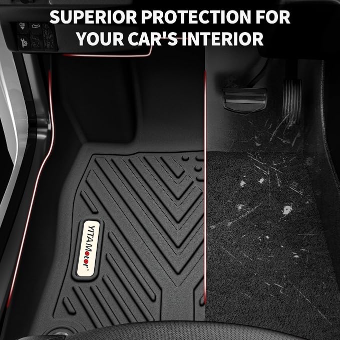 YITAMOTOR Floor Mats Fit for 2018-2024 Chevrolet Equinox/GMC Terrain, TPE All - Image 8