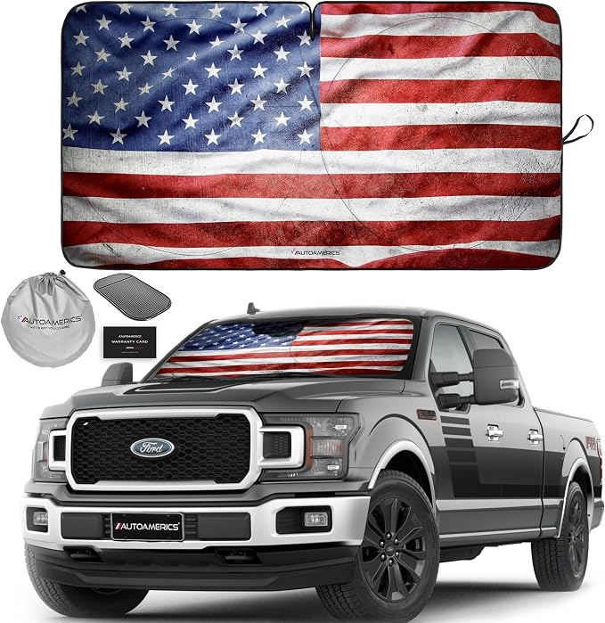 Autoamerics Truck Windshield Sun Shade by AutoamericsUS