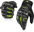 Motorcycle Gloves Touch Screen for Men Women Padding Hard Knuckle Cycling by BORLENI