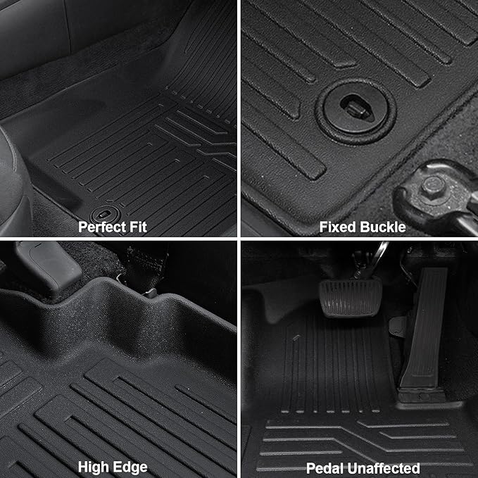 Floor Mats Set for 2022-2025 Hyundai Tucson Gas, Full Coverage All Weather - Image 4