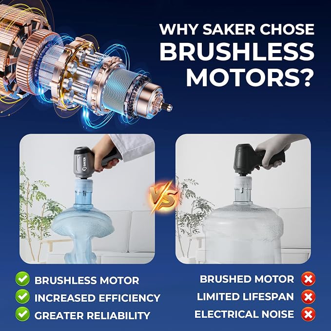 Saker Car Vacuum Portable Cordless 15000PA, 3 in 1 Handheld Vacuum - Image 2