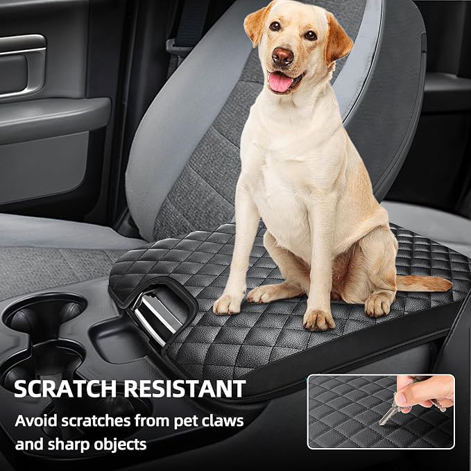 Center Console Cover Fit for 2013-2018 Dodge Ram 1500 & 2013-2023 Ram - Image 4