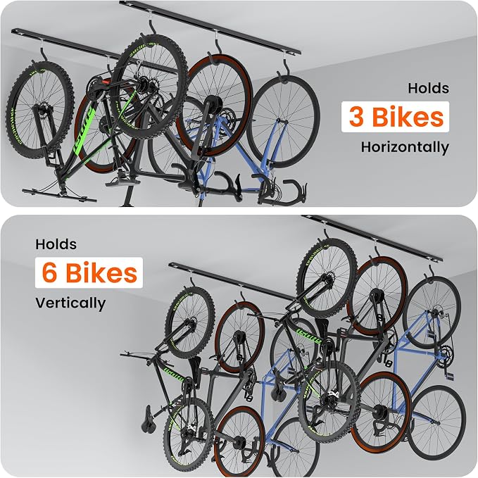 Ultrawall Ceiling Bike Rack for Garage, Indoor Bike Hanger - Image 5
