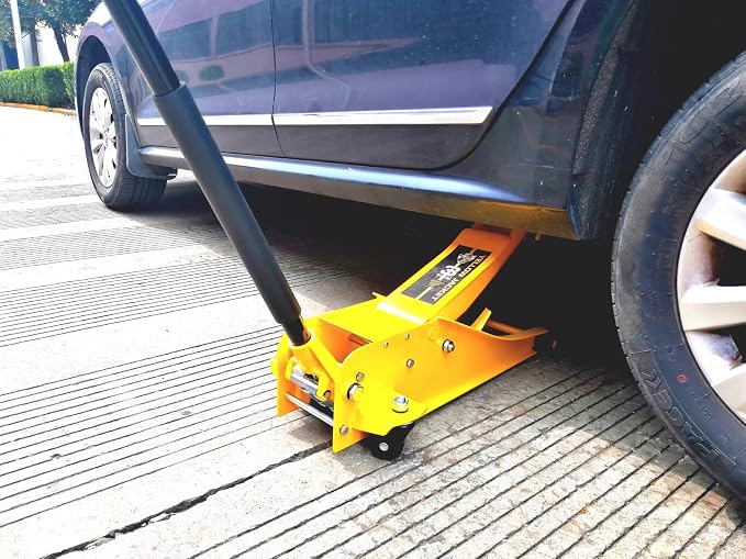 YELLOW JACKET 3 Ton Hydraulic Floor Jack Dual Pump - Image 7