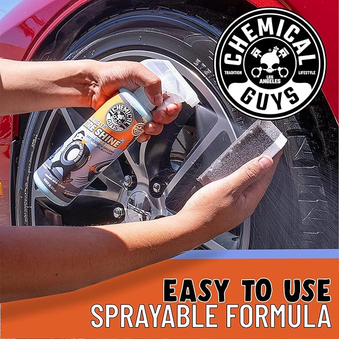 Chemical Guys Tire Kicker Sprayable Extra Glossy Tire Shine - Image 7