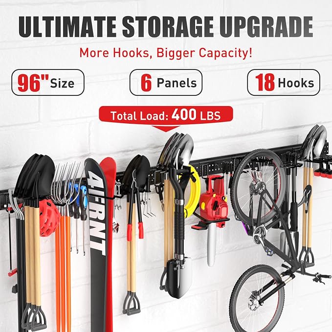 Garage Tool Organizer Wall Mount 96 inches - Image 2