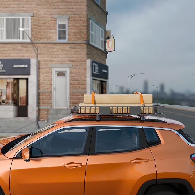 Bonnlo 250lbs Extendable Rooftop Cargo Carrier, 64×39×6inch Universal Roof Rack - Image 8