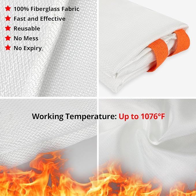 SecuCaptain Emergency Fire Blanket - Image 2