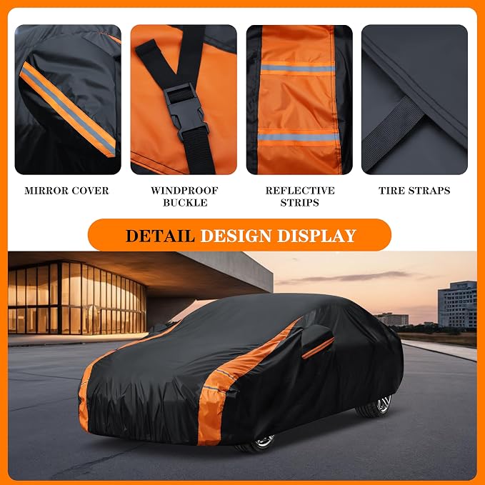 in Full Exterior Sedan Car Cover All Weather, Waterproof, UV Resistant - Image 3