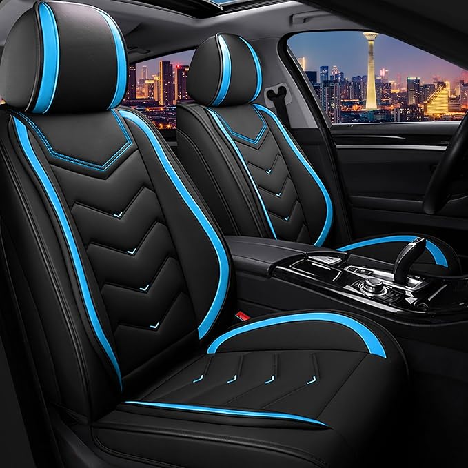 Car Seat Covers for Chrysler Pacifica 2004-2025, Stylish Sport Seat Cover by Unknown