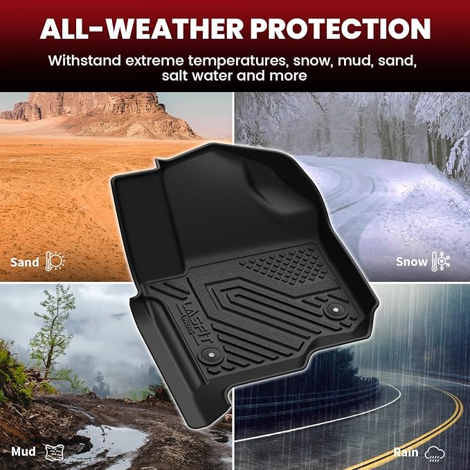 LASFIT Floor Mats for Ford Expedition | Expedition Max 8 Seater 2018-2024 - Image 7
