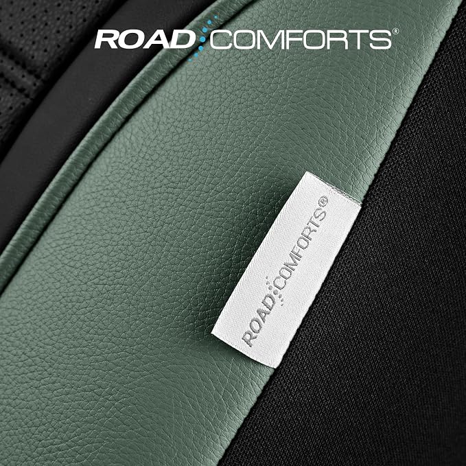 Road Comforts Leather Seat Covers, Breathable Car Seat Covers Full Set - Image 6