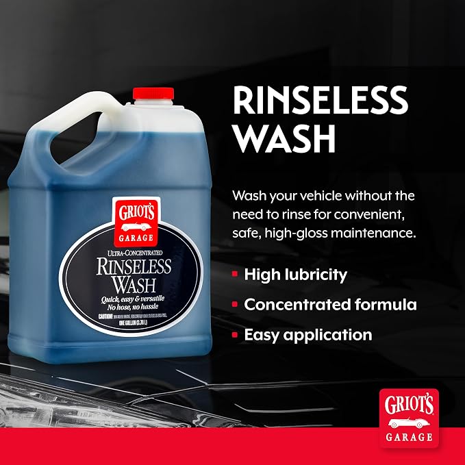 Griot's Garage Rinseless Wash for Car Cleaning and Detailing, No-Rinse Vehicle - Image 2