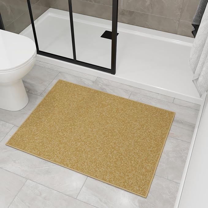 Ottomanson Rugs for Entryway 2'3" x 3' Non Slip Solid Small Area Rugs Durable - Image 11