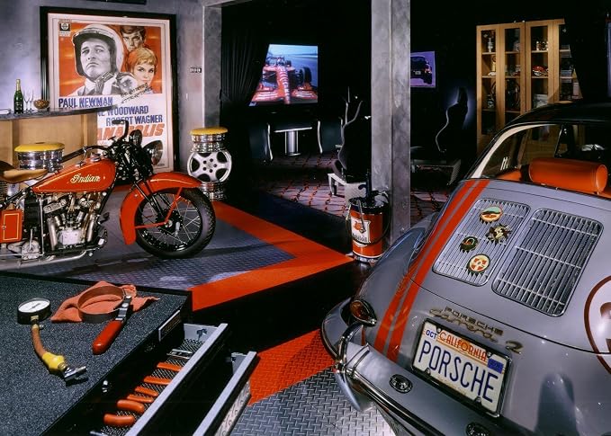 RaceDeck Diamond Plate Design, Durable Interlocking Modular Garage Flooring Tile - Image 5